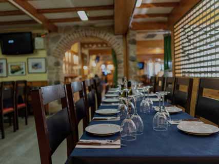 Cena con striper en Barcelona