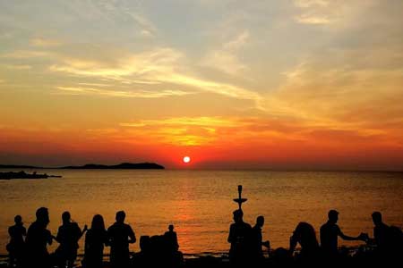 Cena con striper ibiza